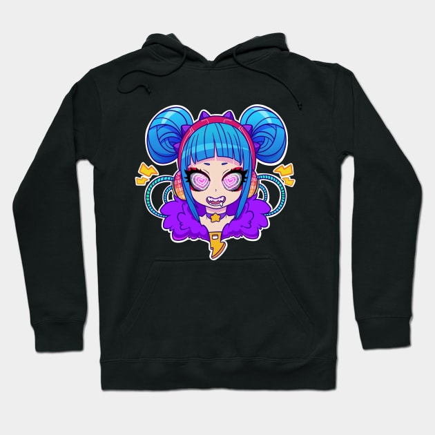 Glitch eyes Hoodie by 8bitWitch